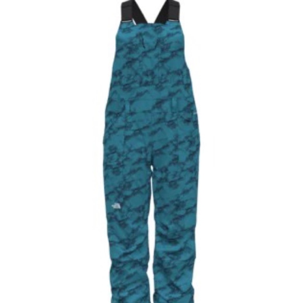 North Face Freedom insulated bib in turquoise NWT (Med)